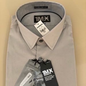 Express 1MX Modern Fit Dress Shirt